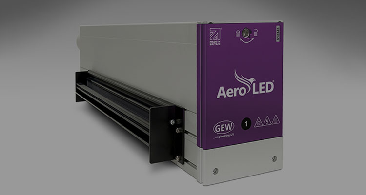 GEW launches AeroLED – a fully air-cooled UV LED curing system